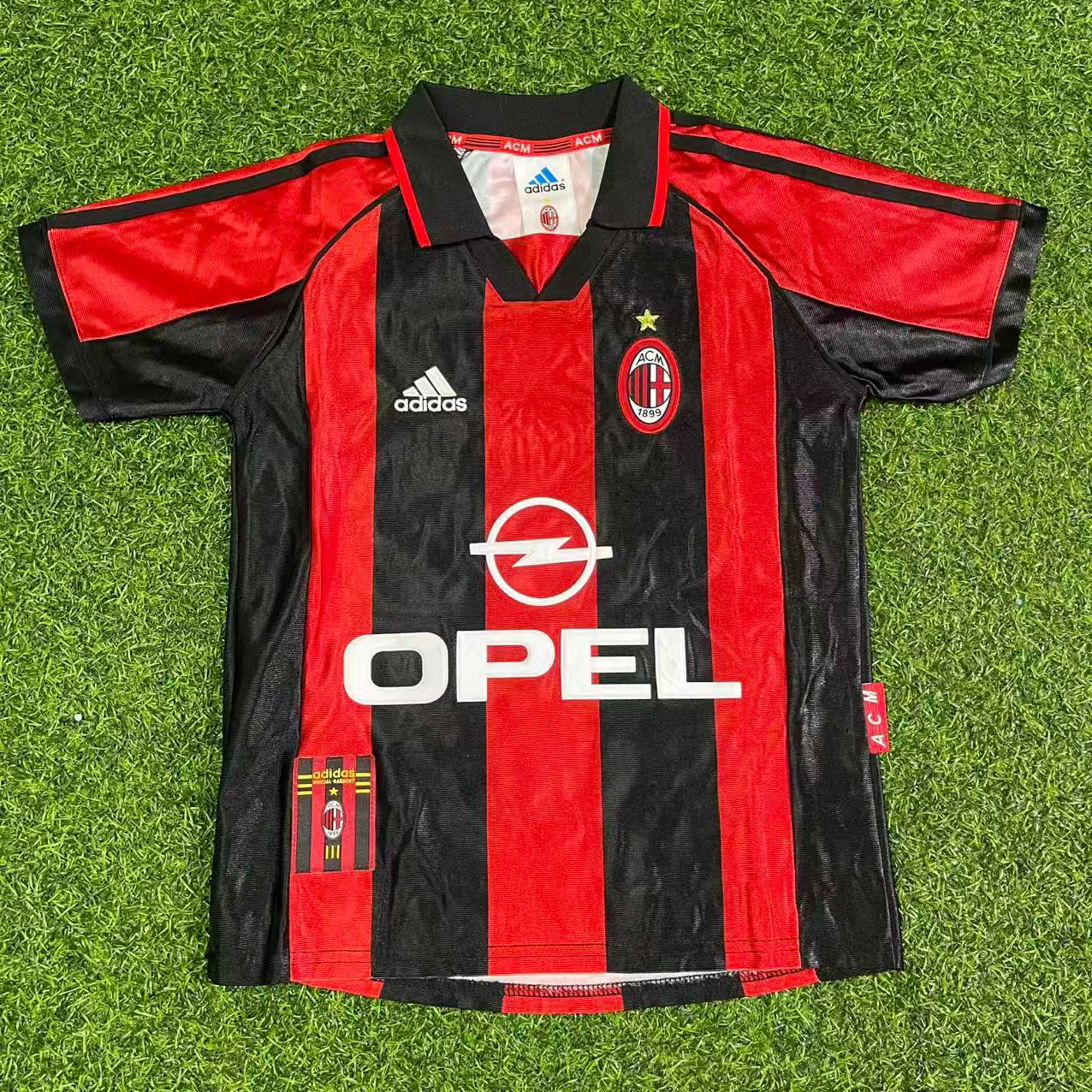 Andriy Shevchenko AC Milan 1998-1999 Kids Retro Football Jersey Kit