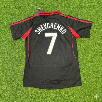 Andriy Shevchenko #7 AC Milan 2000-2001 Away Retro Football Jersey Kit