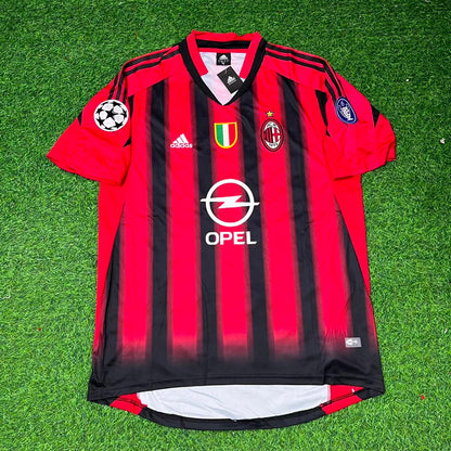 Andriy Shevchenko #7 AC Milan 2004 2005 Home Retro Football Jersey Kit