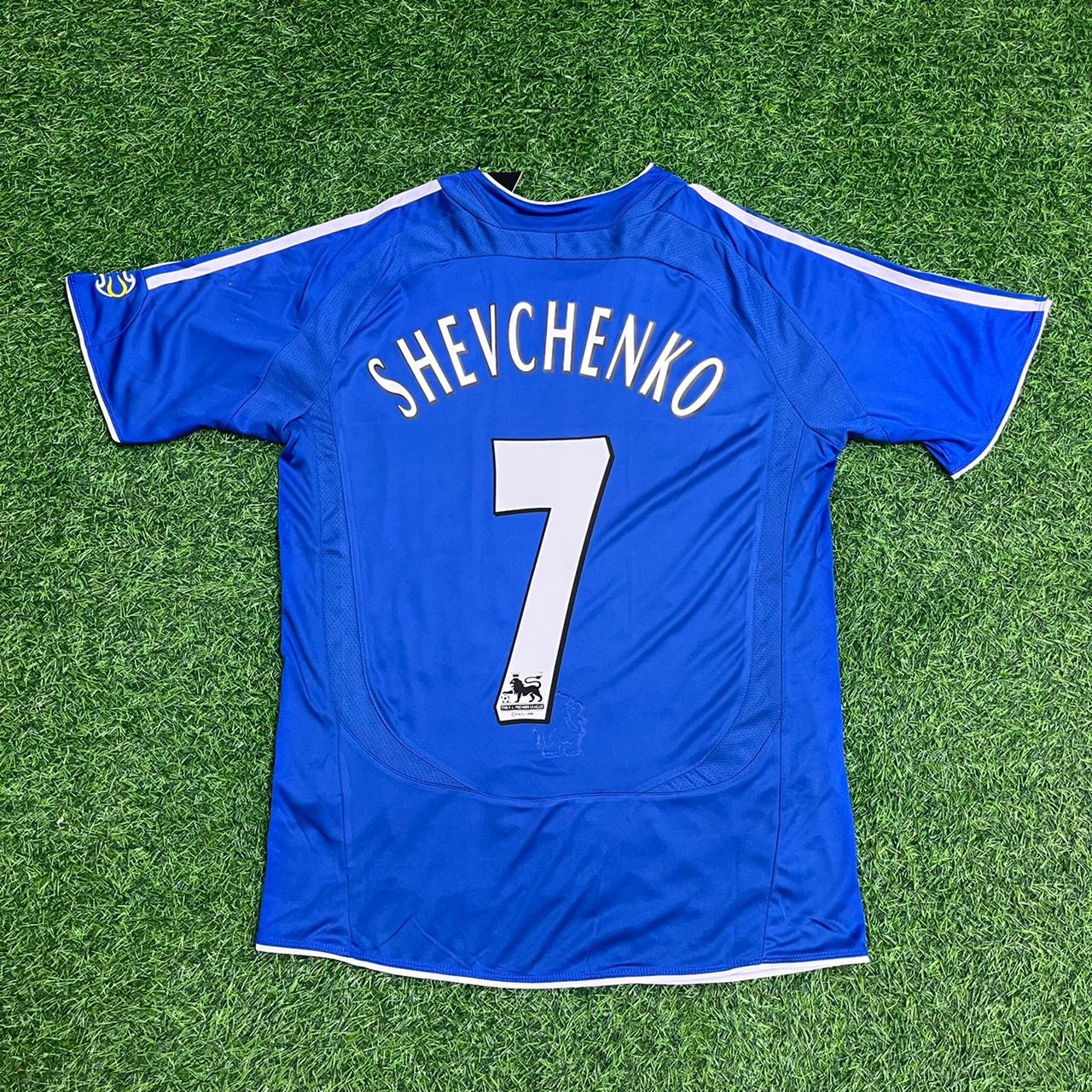 Andriy Shevchenko Chelsea 2006 2008 Season Retro Football Jersey Kit