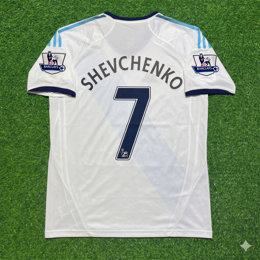 Andriy Shevchenko Chelsea Retro White Football Jersey Kit