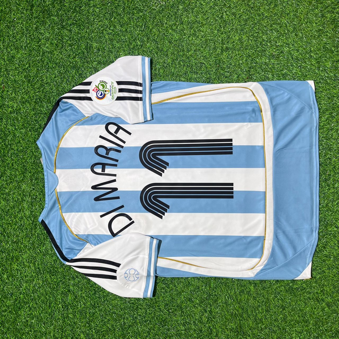 Angel Di Maria Argentina Retro Football Jersey