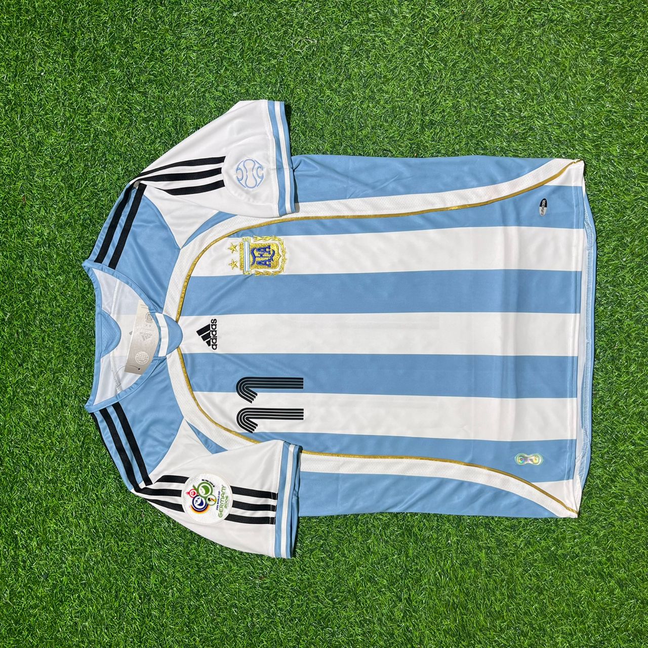 Angel Di Maria Argentina Retro Football Jersey