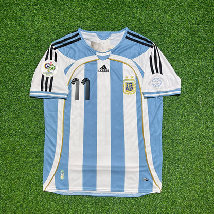 Angel Di Maria Argentina Retro Football Jersey
