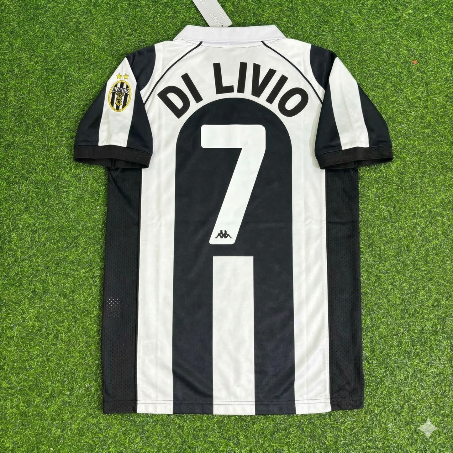 Angelo Di Livio 7 - Juventus Home 1997/1998 Retro Football Jersey Kit