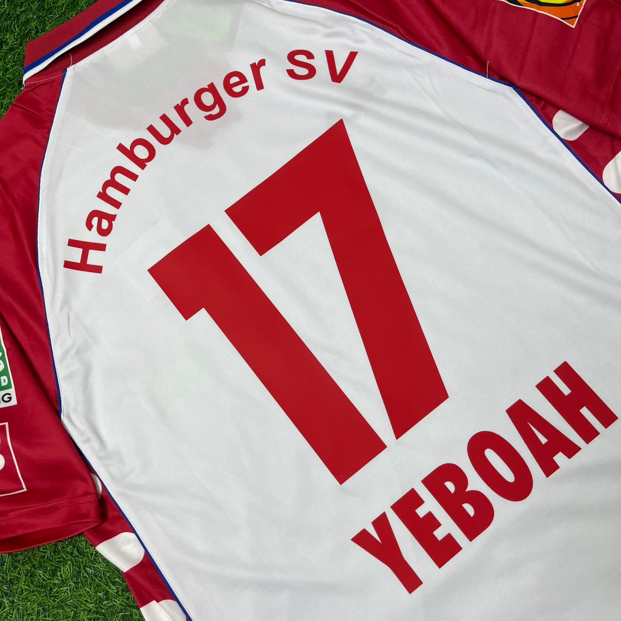 Anthony Yeboah Hamburger SV 1999-2000 Heim Retro Fußballtrikot Jersey