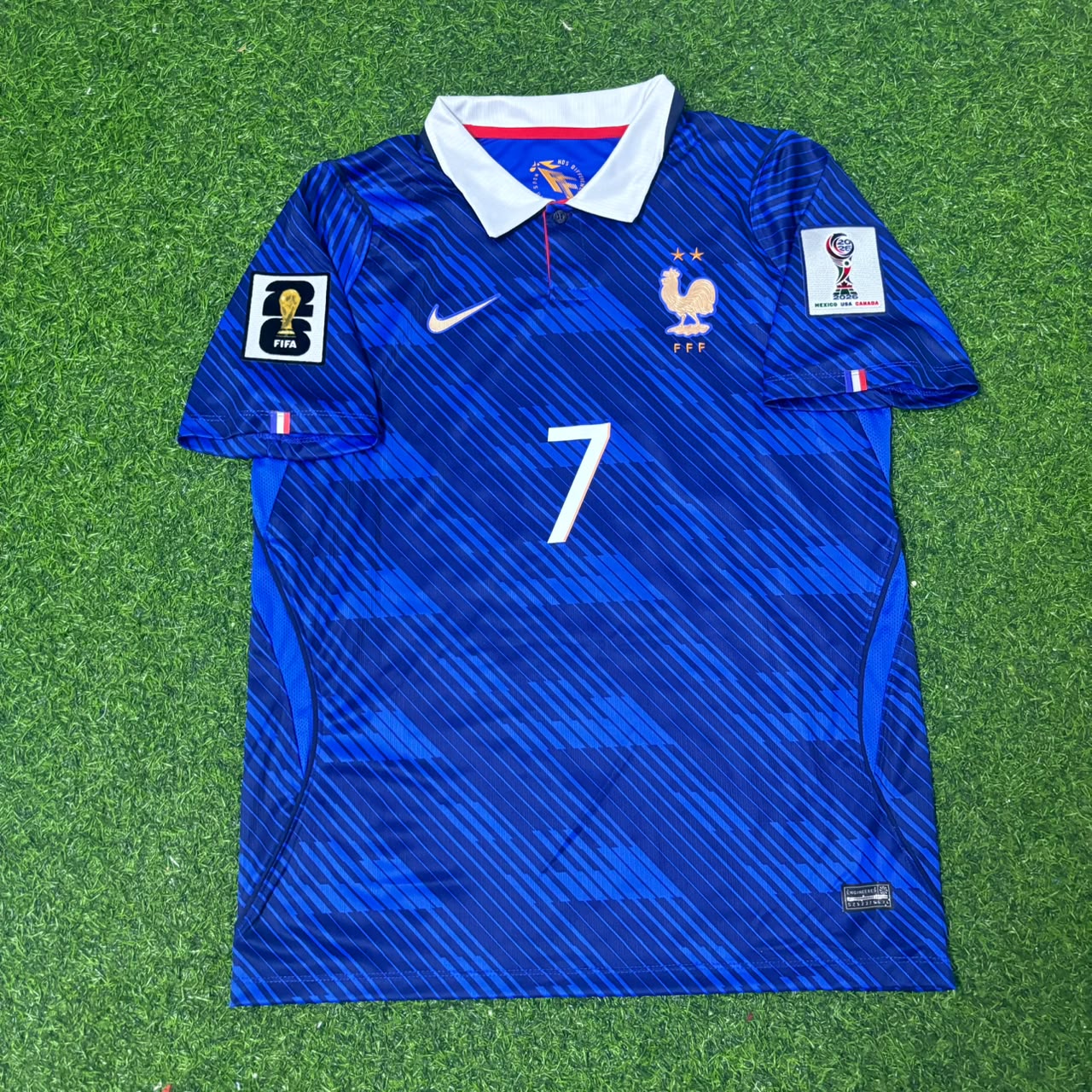 Antoine Griezmann #10 France 2026 Home Blue Football Jersey Kit