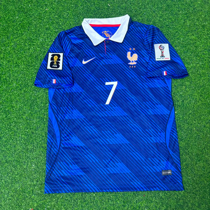 Antoine Griezmann #10 France 2026 Home Blue Football Jersey Kit