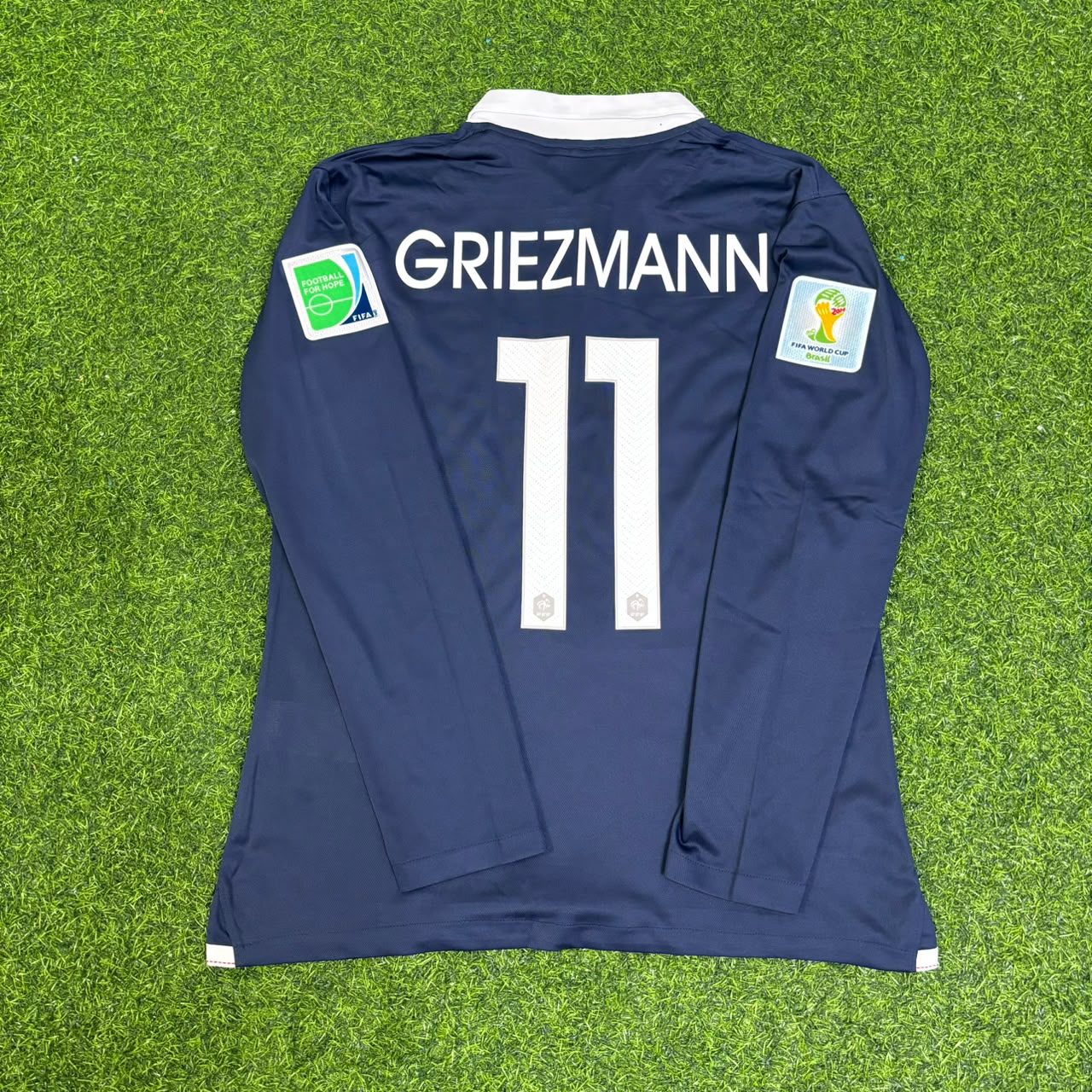 France World Cup 2014 Antoine Griezmann #11 Long Sleeve Football Jersey