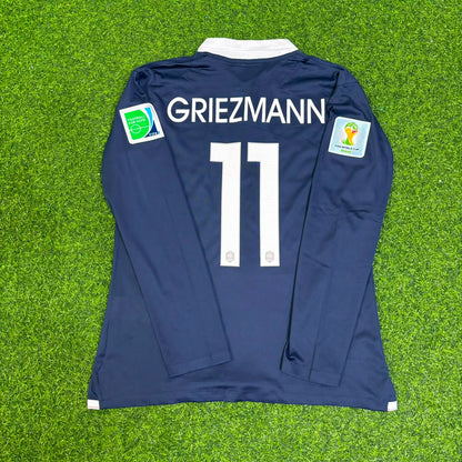 France World Cup 2014 Antoine Griezmann #11 Long Sleeve Football Jersey