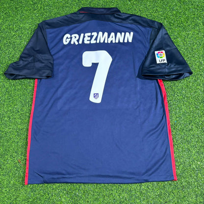 Antoine Griezmann Atletico Madrid 2015-2016 Retro Football Jersey Kit