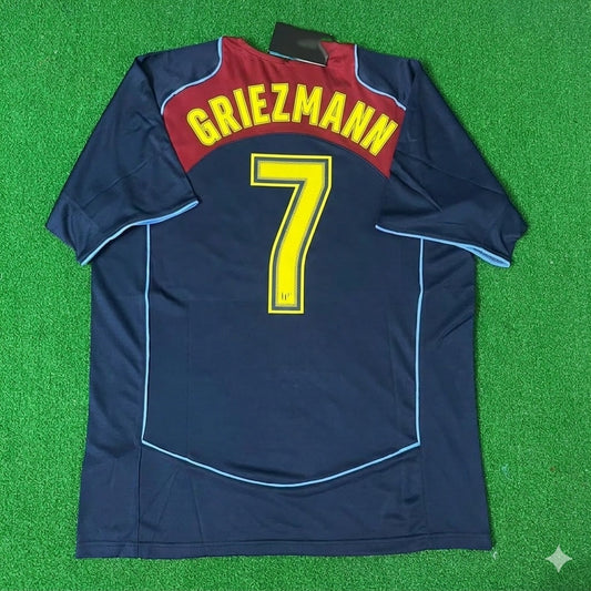 Antoine Griezmann #7 Atletico Madrid SpiderMan Retro Football Jersey Kit