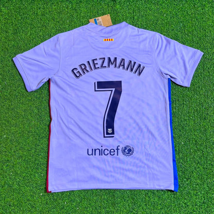 Antoine Griezmann #7 Barcelona 2021 22 Season Retro Football Jersey