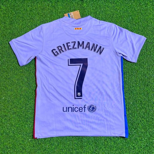 Antoine Griezmann #7 Barcelona 2021 22 Season Retro Football Jersey