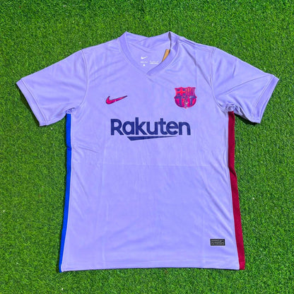 Gerard Pique #3 Barcelona 2021 22 Season Retro Football Jersey