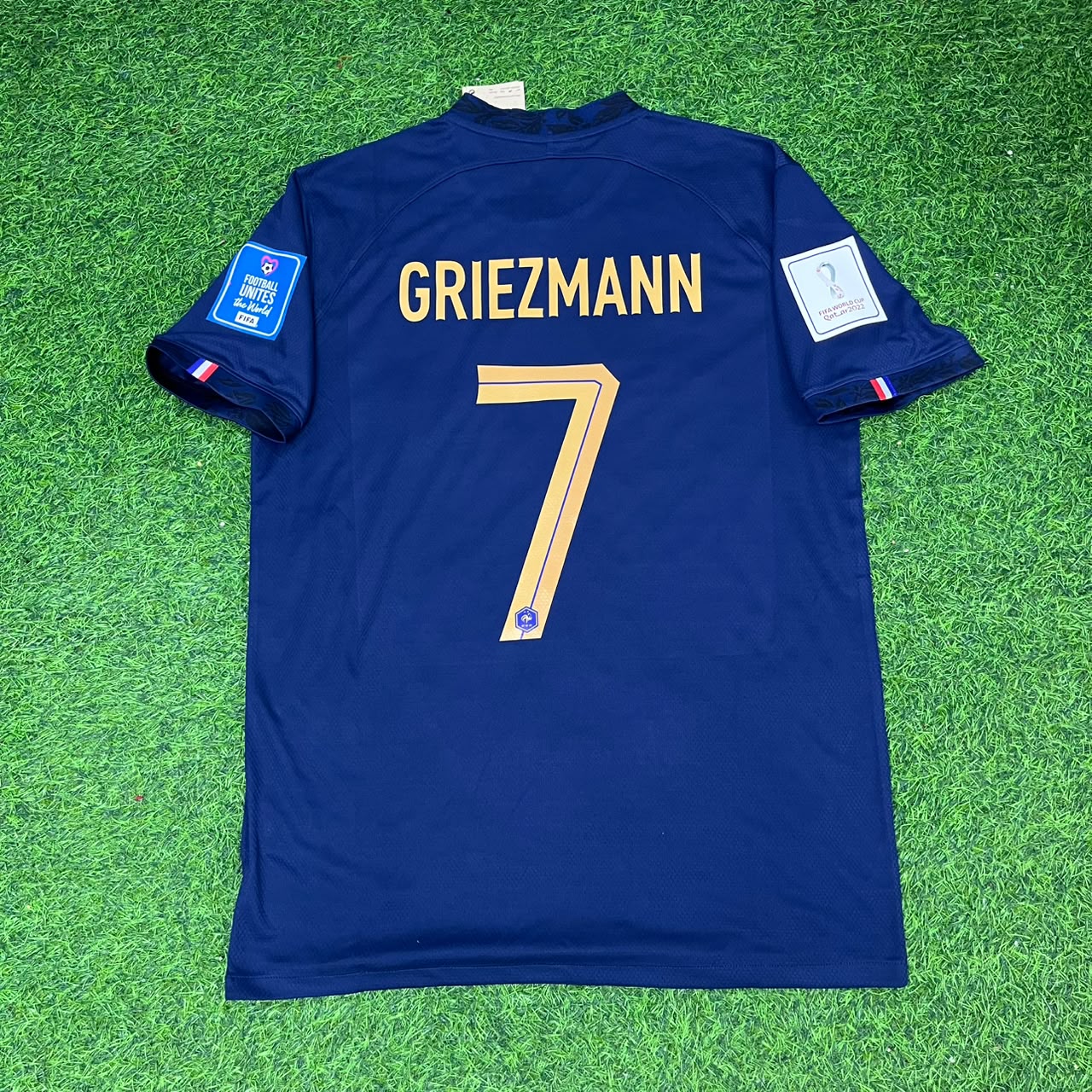 France World Cup 2022 Antoine Griezmann Final Retro Football Jersey
