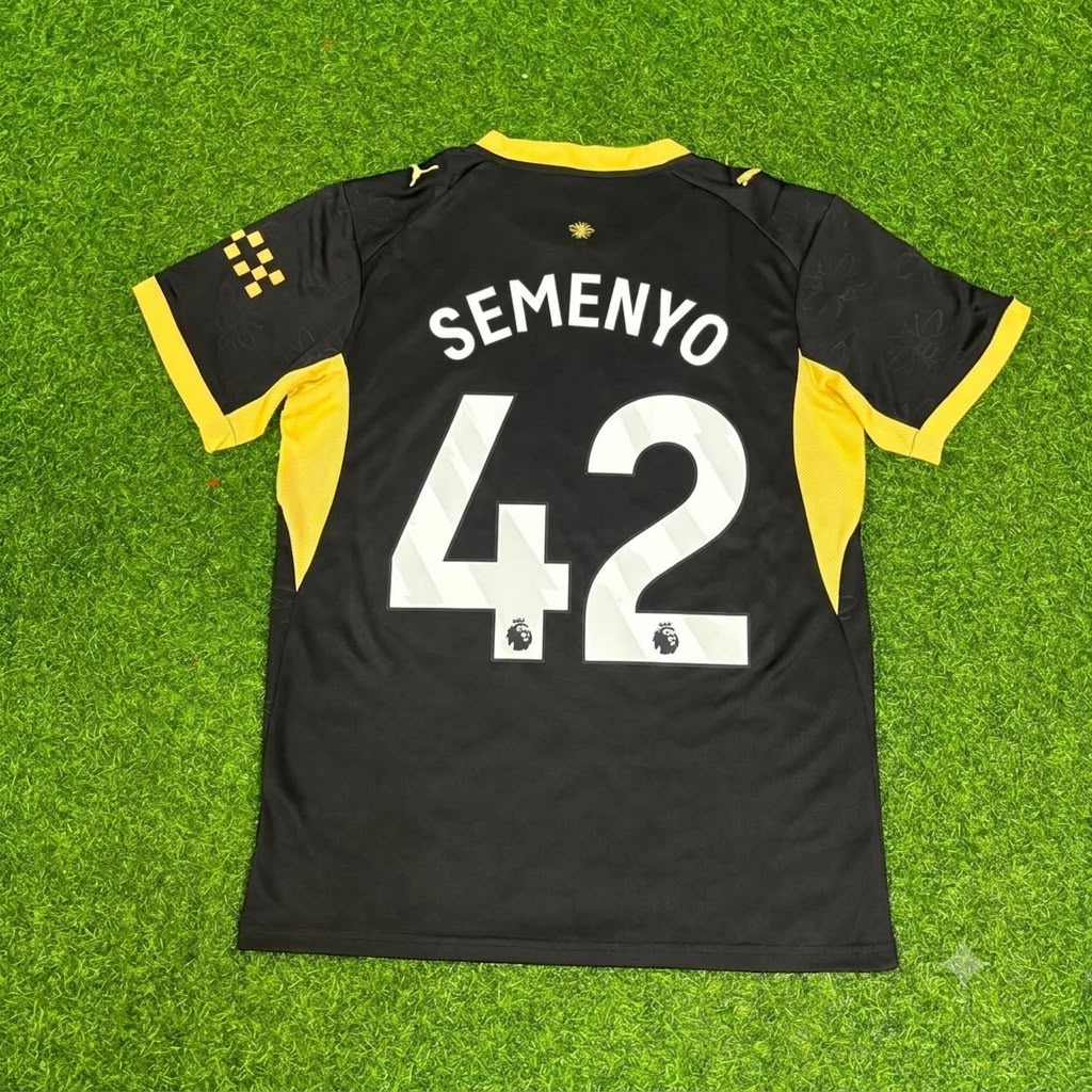 Antoine Semenyo 42- Manchester City Away 2027 Football Jersey