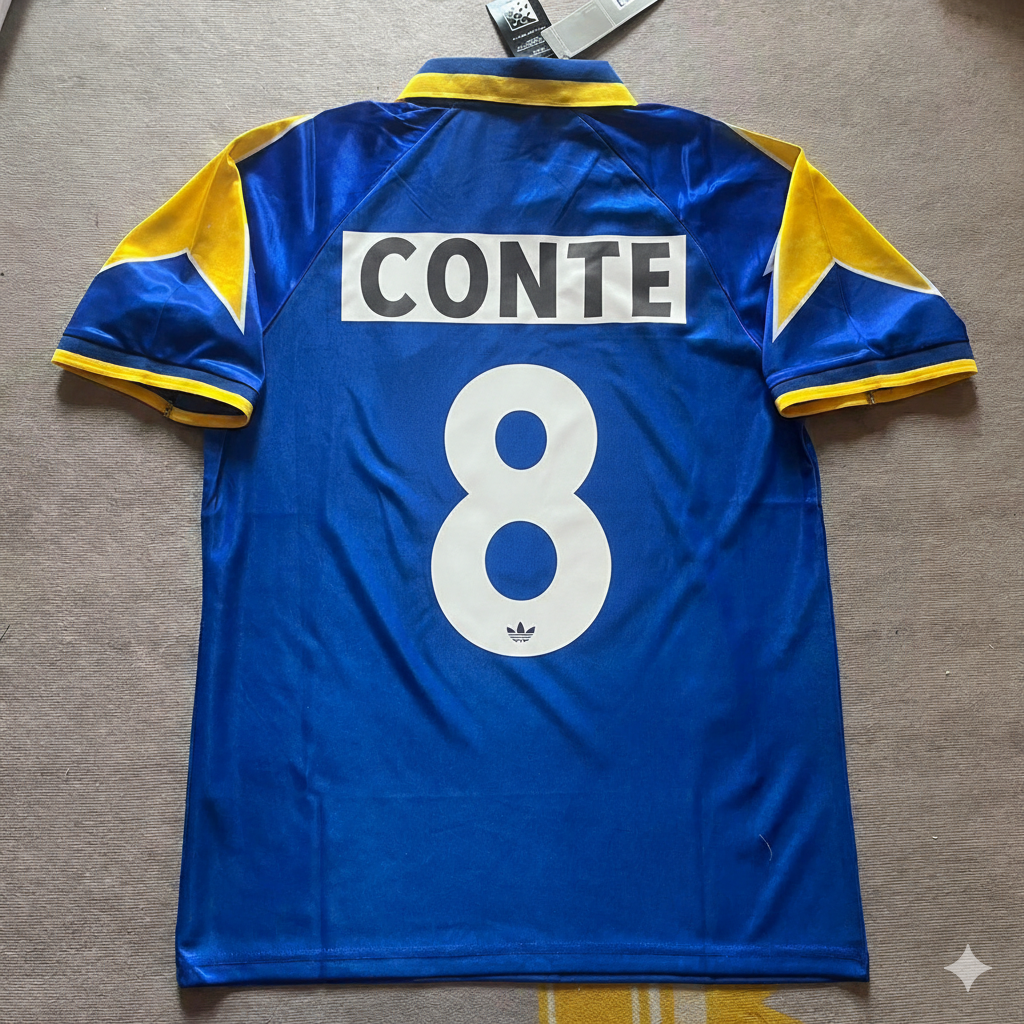 Antonio Conte 8 Juventus 1995 1997 Retro Football Jersey Kit