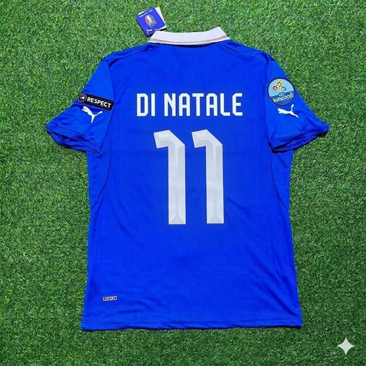 Italy EURO 2012 Antonio Di Natale 11- Retro Home Football Jersey