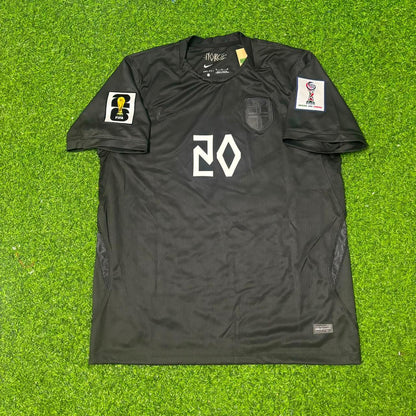 Norway World Cup 2026 Antonio Nusa #20 Black Away Football Jersey