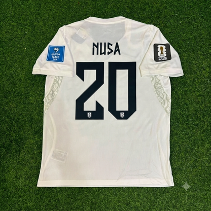 Norway World Cup 2026 Antonio Nusa #20 White Football Jersey