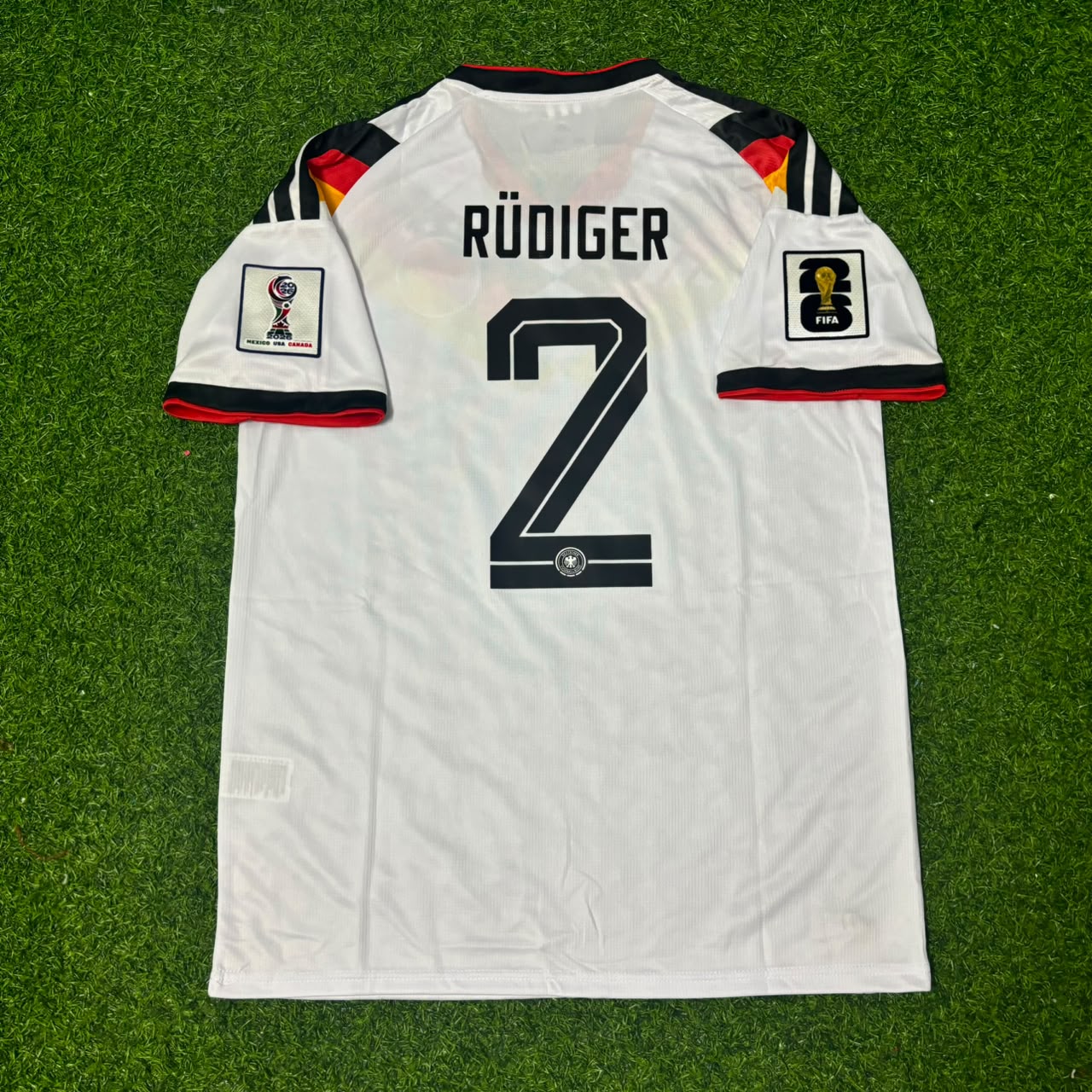 Germany World Cup 2026 Antonio Rüdiger #2 Home Football Jersey Kit