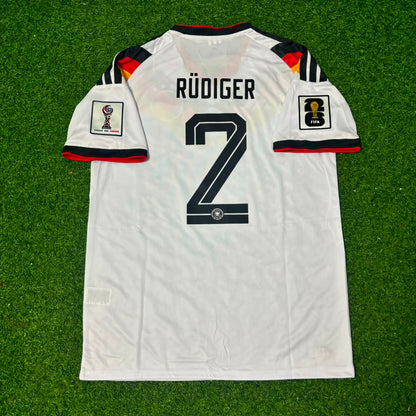 Germany World Cup 2026 Antonio Rüdiger #2 Home Football Jersey Kit