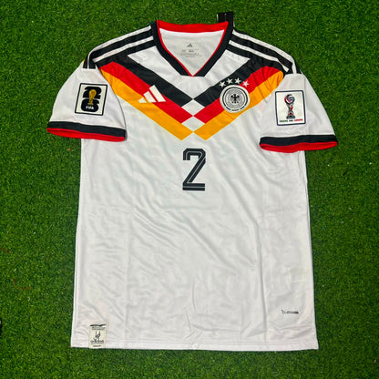 Germany World Cup 2026 Antonio Rüdiger #2 Home Football Jersey Kit