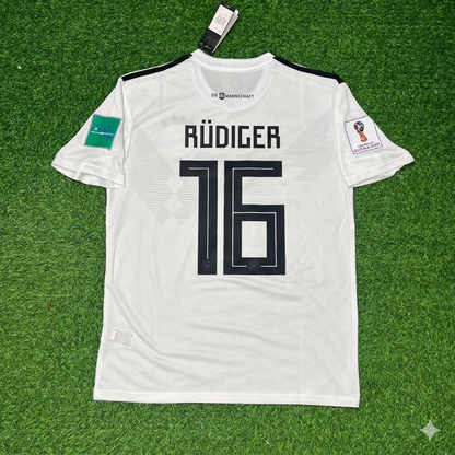 Germany World Cup 2018 Antonio Rüdiger Deutschland Retro Football Jersey