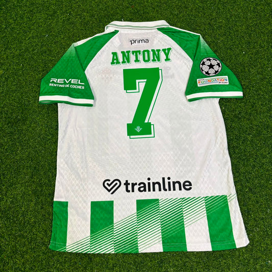 Antony Real Betis 2027 Home Green White Football Jersey
