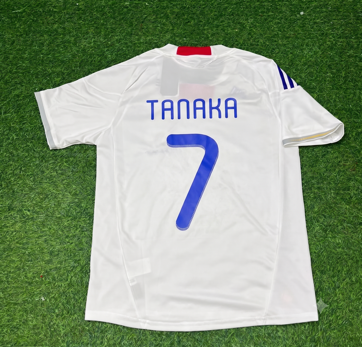 Ao Tanaka Japan White Retro Football Jersey Kit