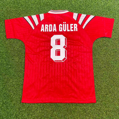 Arda Güler Türkiye Turkey Red Nostalgic Retro Football Jersey Kit