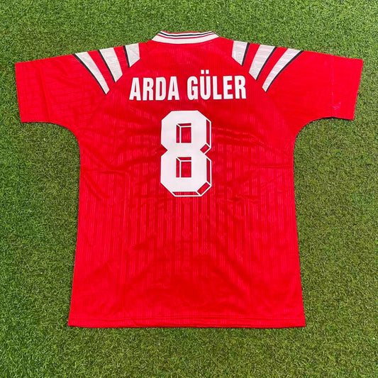 Arda Güler Türkiye Turkey Red Nostalgic Retro Football Jersey Kit