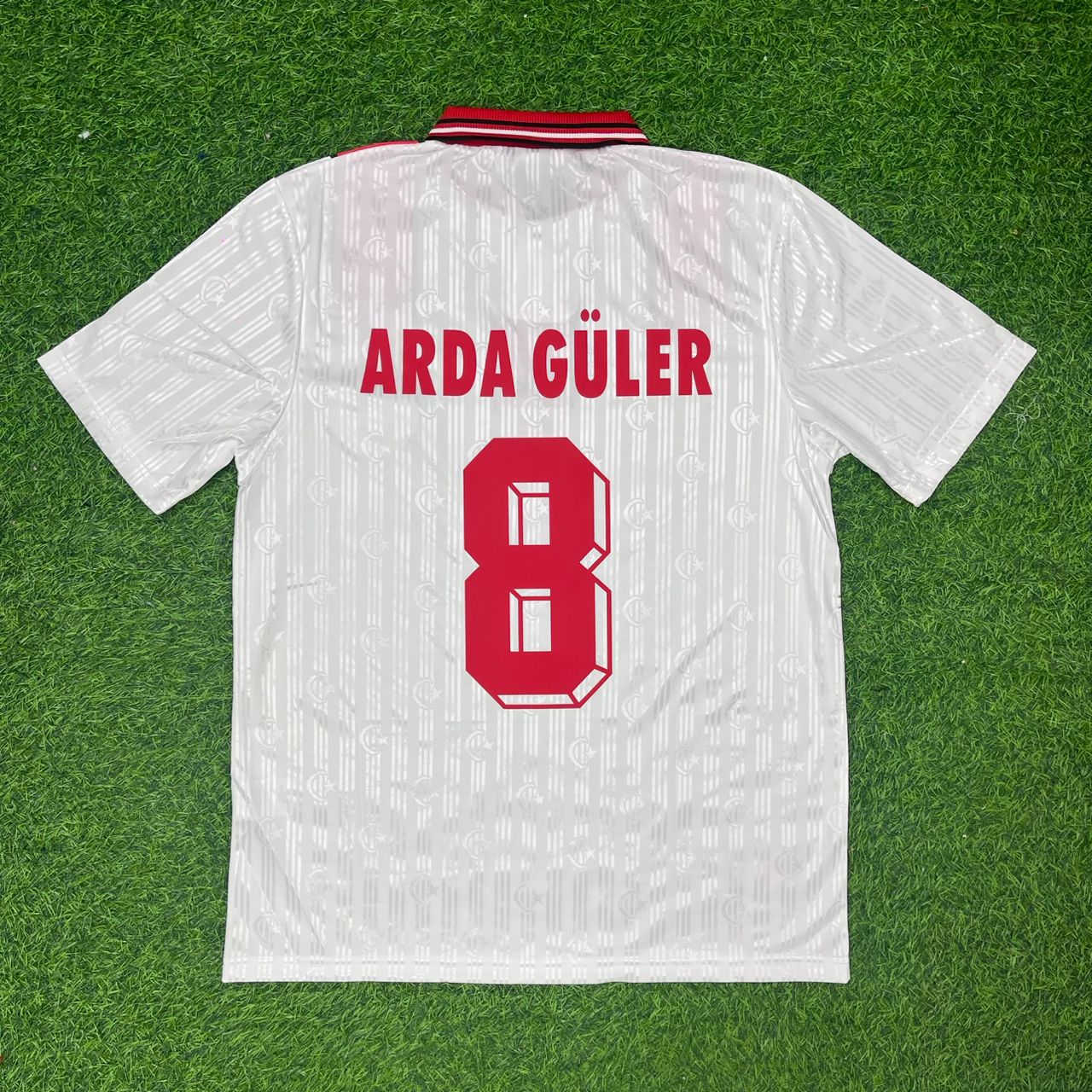 Arda Güler Türkiye Turkey White Nostalgic Retro Football Jersey Kit