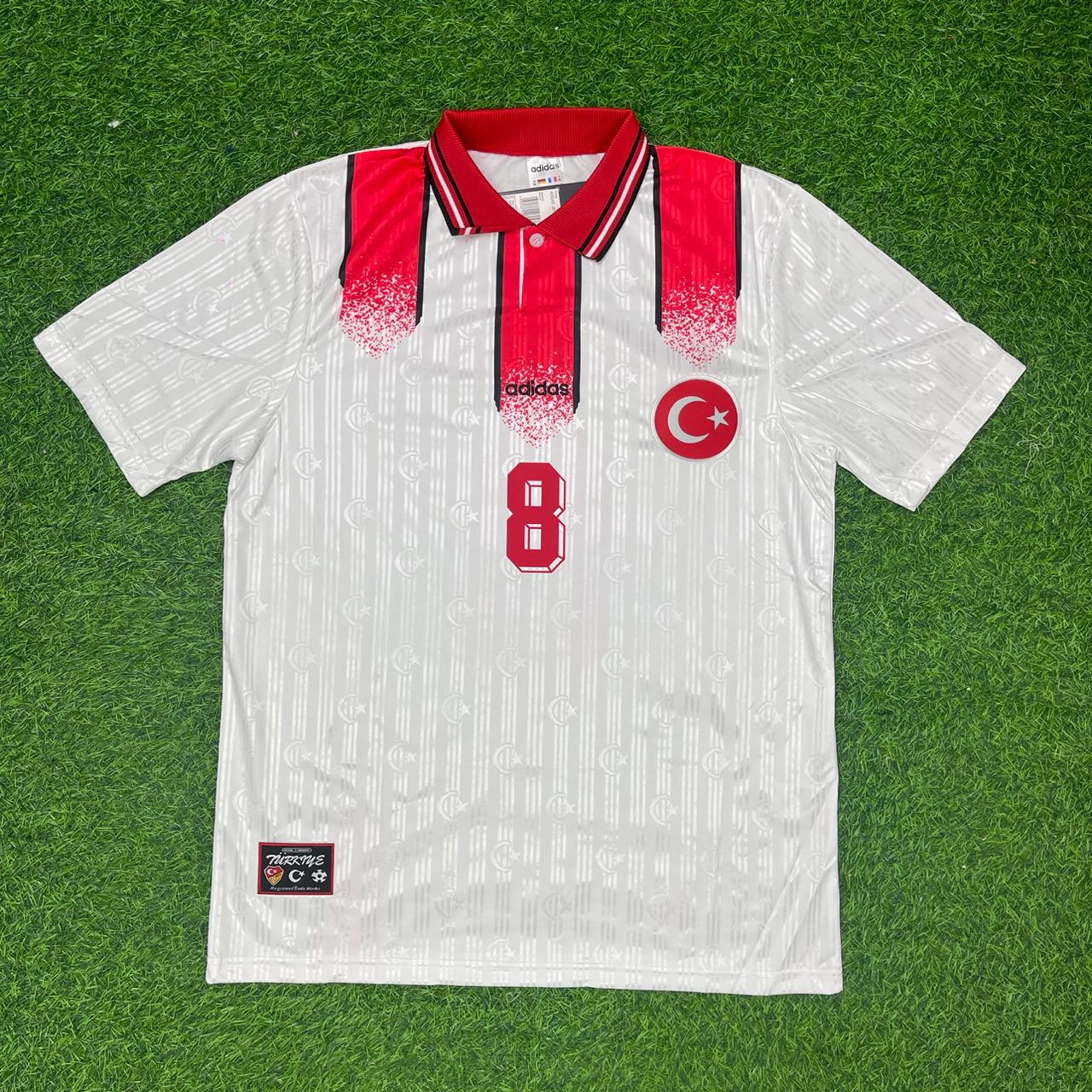Arda Güler Türkiye Turkey White Nostalgic Retro Football Jersey Kit