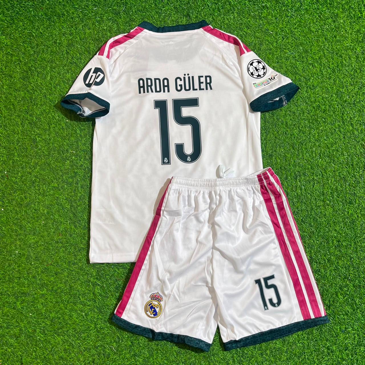 Arda Güler White Kids Football Jersey