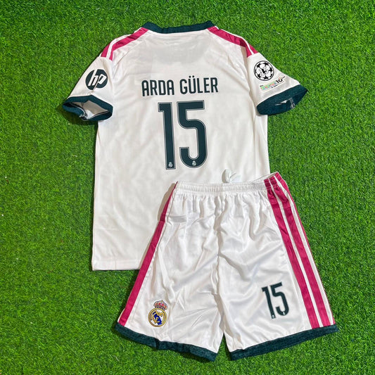 Arda Güler White Kids Football Jersey