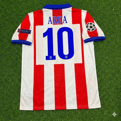 Arda Turan 10- Atlético Madrid 2014 Champions League Final Retro Football Jersey Kit