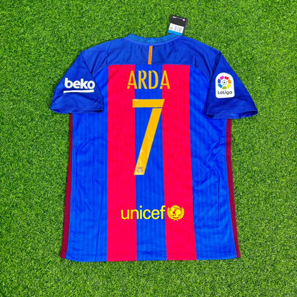 Barcelona Arda Turan – 2016/17 Home Retro Football Jersey