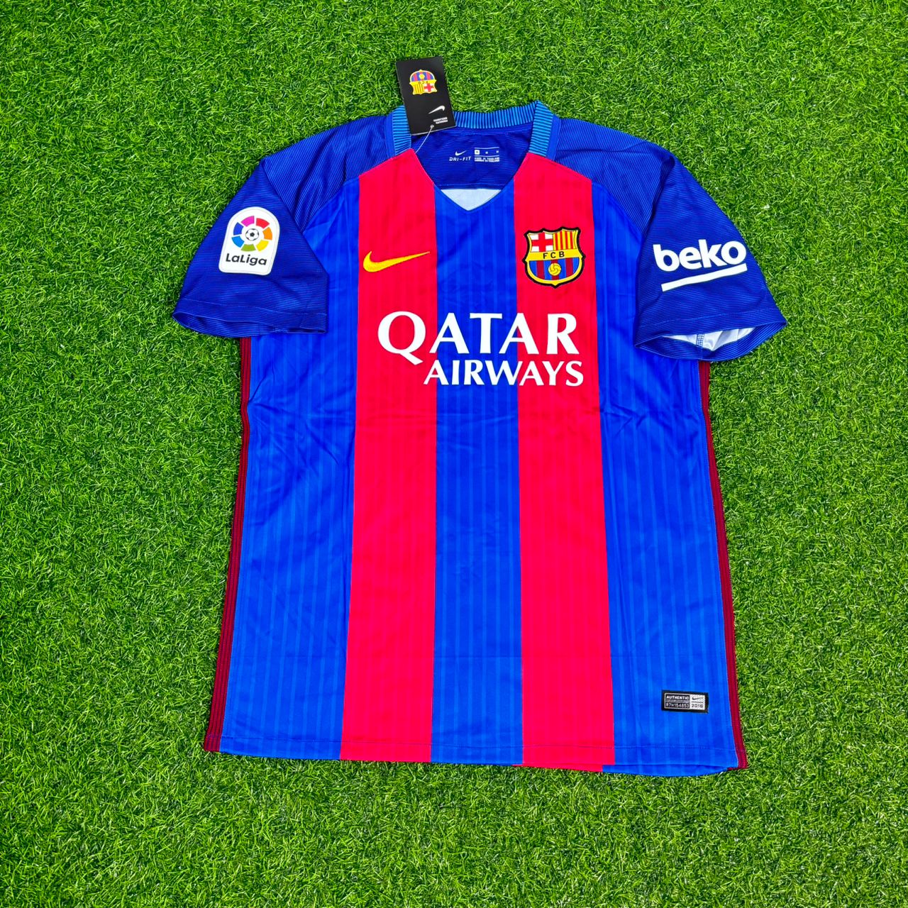 Barcelona Arda Turan – 2016/17 Home Retro Football Jersey