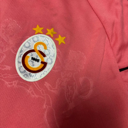 Arda Turan Galatasaray 2010-2011 Pink Retro Football Jersey Kit