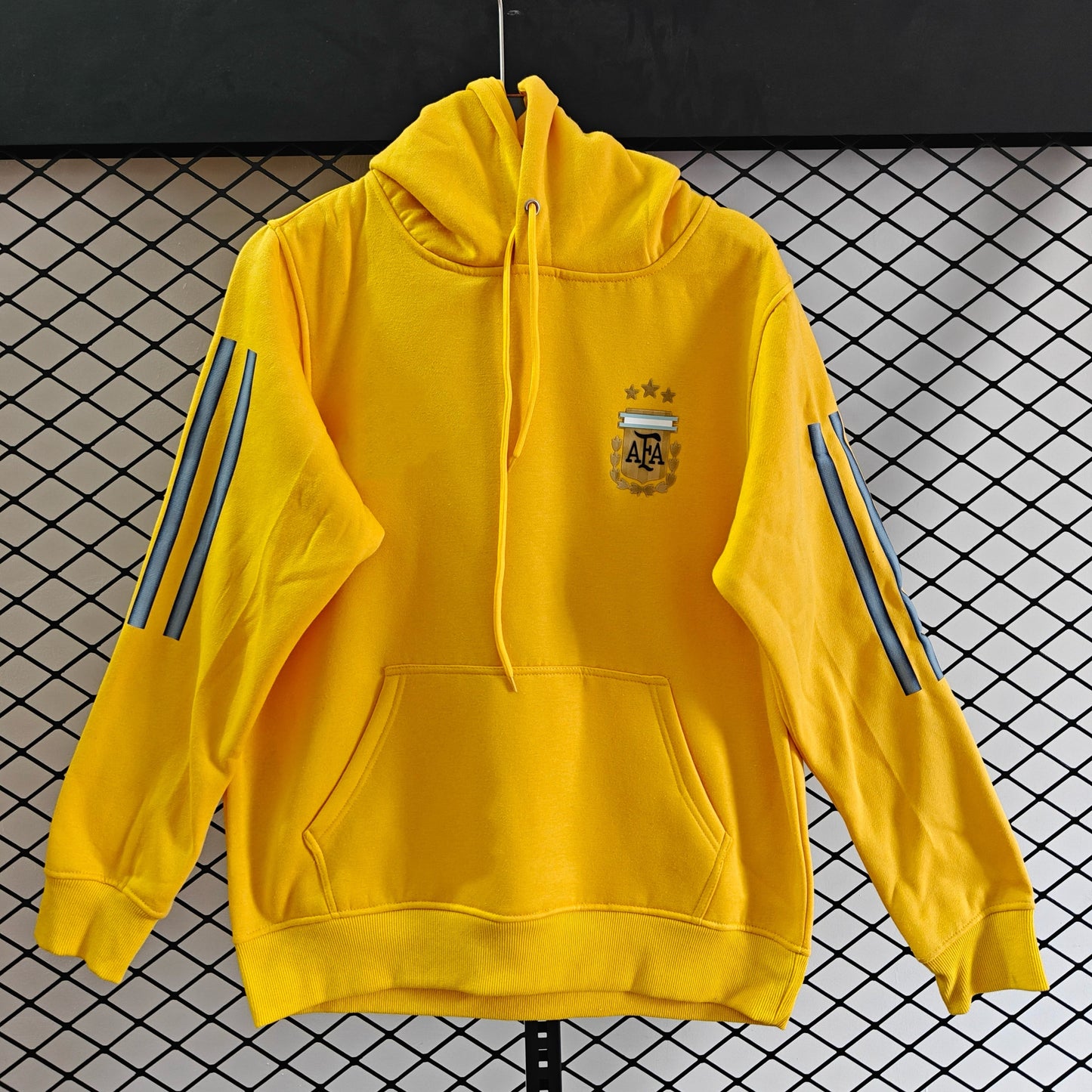 Argentina - Hoodie Winter Fleece- Football Kapuzenpullover Paradise Edition