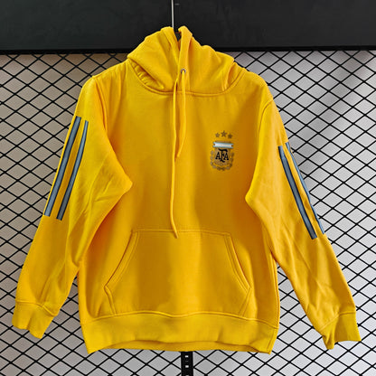 Argentina - Hoodie Winter Fleece- Football Kapuzenpullover Paradise Edition