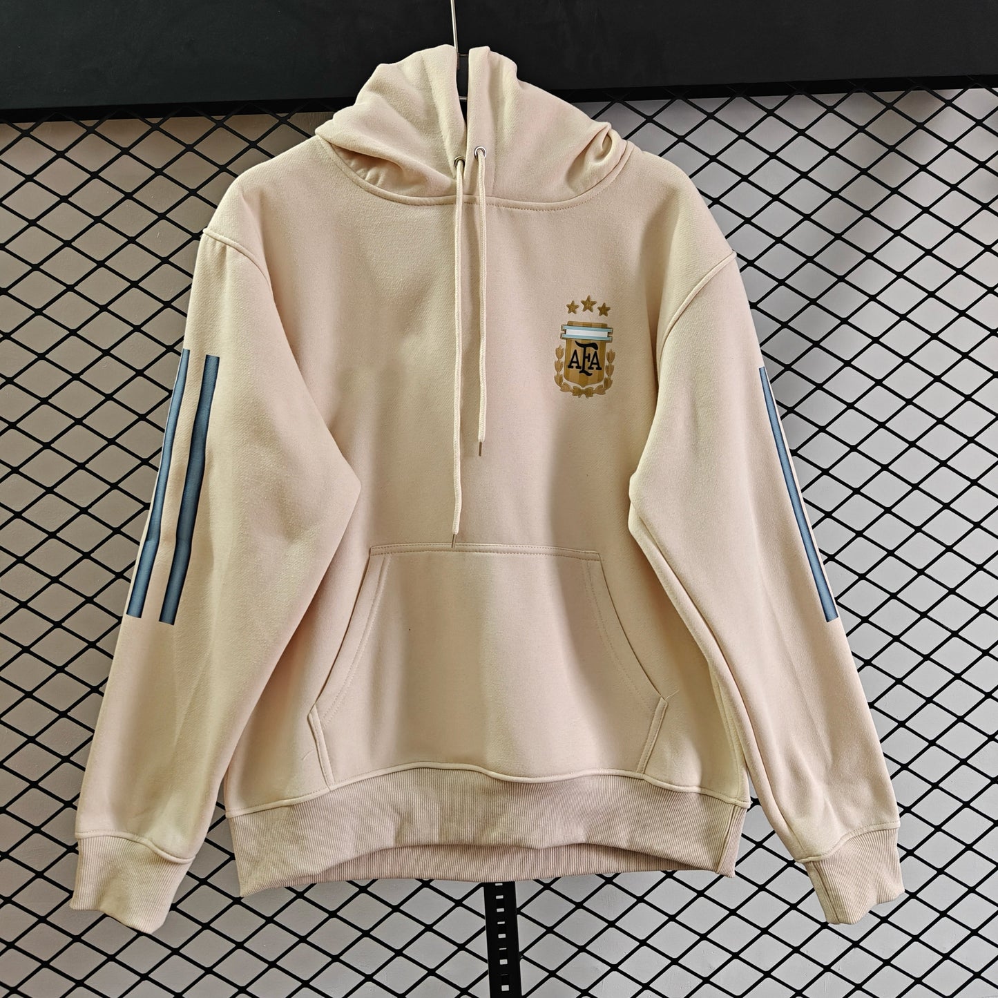 Argentina - Hoodie Winter Fleece- Football Kapuzenpullover Paradise Edition