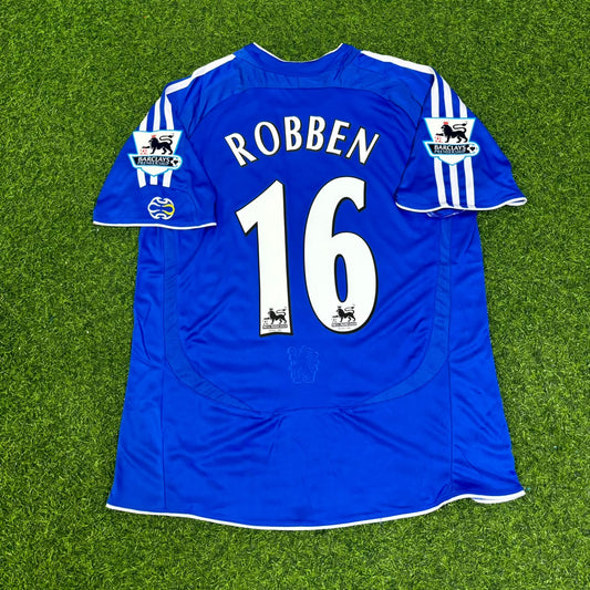 Arjen Robben Chelsea 2006 2008 Season Retro Football Jersey Kit