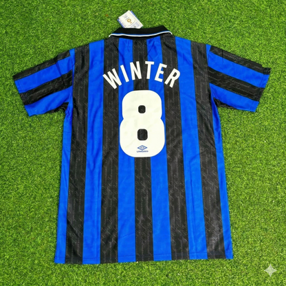 Aron Winter Inter 1997-1998 Home Retro Football Jersey Kit