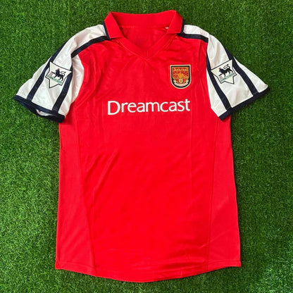 Arsenal 1999-2002 Red White Retro Football Jersey