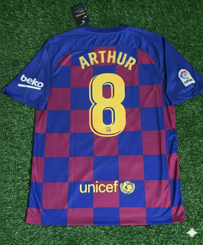 Arthur Melo Barcelona 2019/20 Home Retro Football Jersey