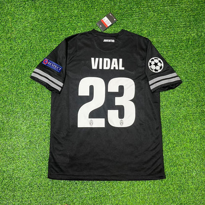 Artur Vidal 23- Juventus Home 2012 2013 Season Retro Football Jersey