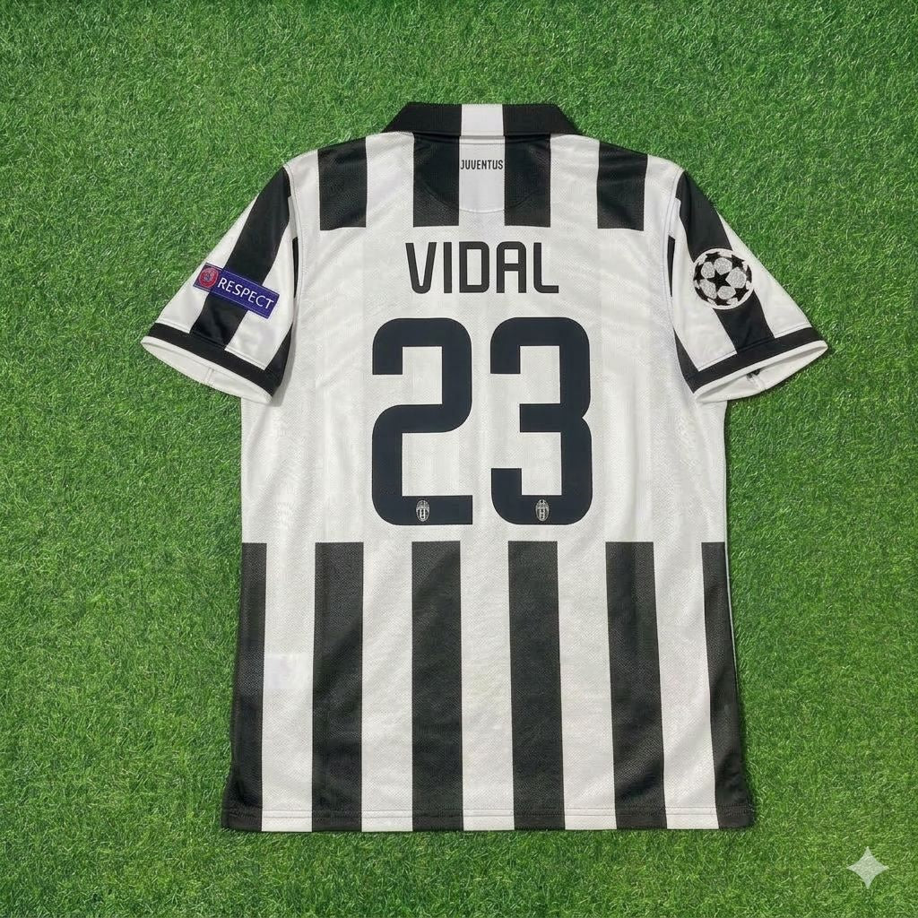Arturo Vidal 23-Juventus 2014 2015 Retro Football Jersey